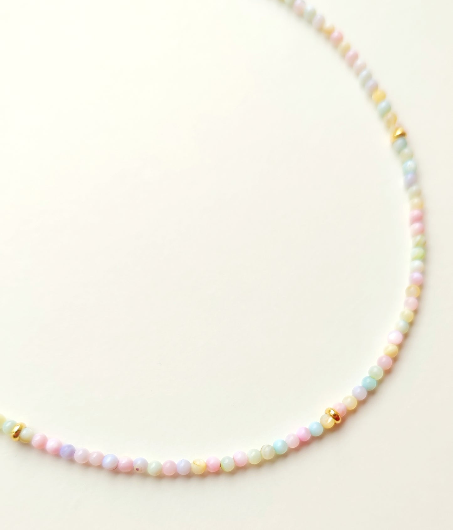 Pastel Beaded Necklace