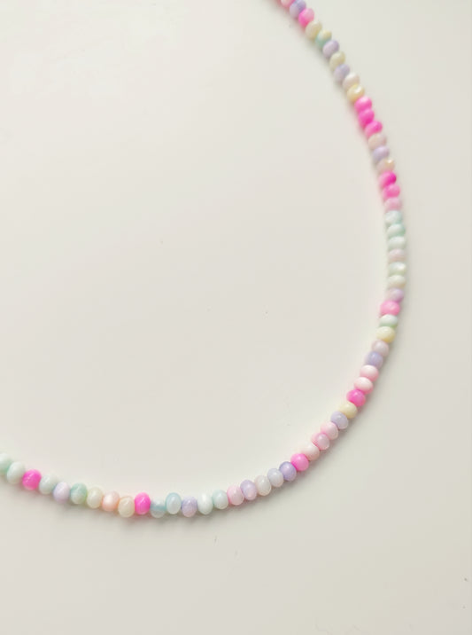 Pastel Beaded Necklace
