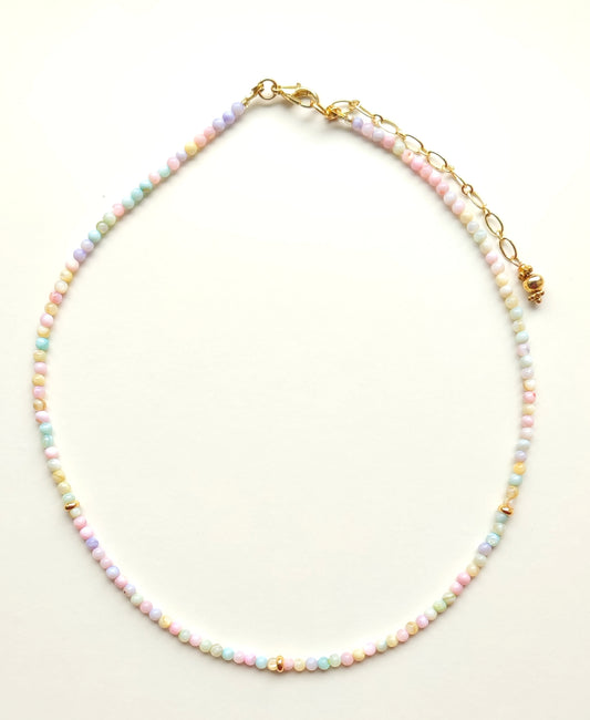 Pastel Beaded Necklace