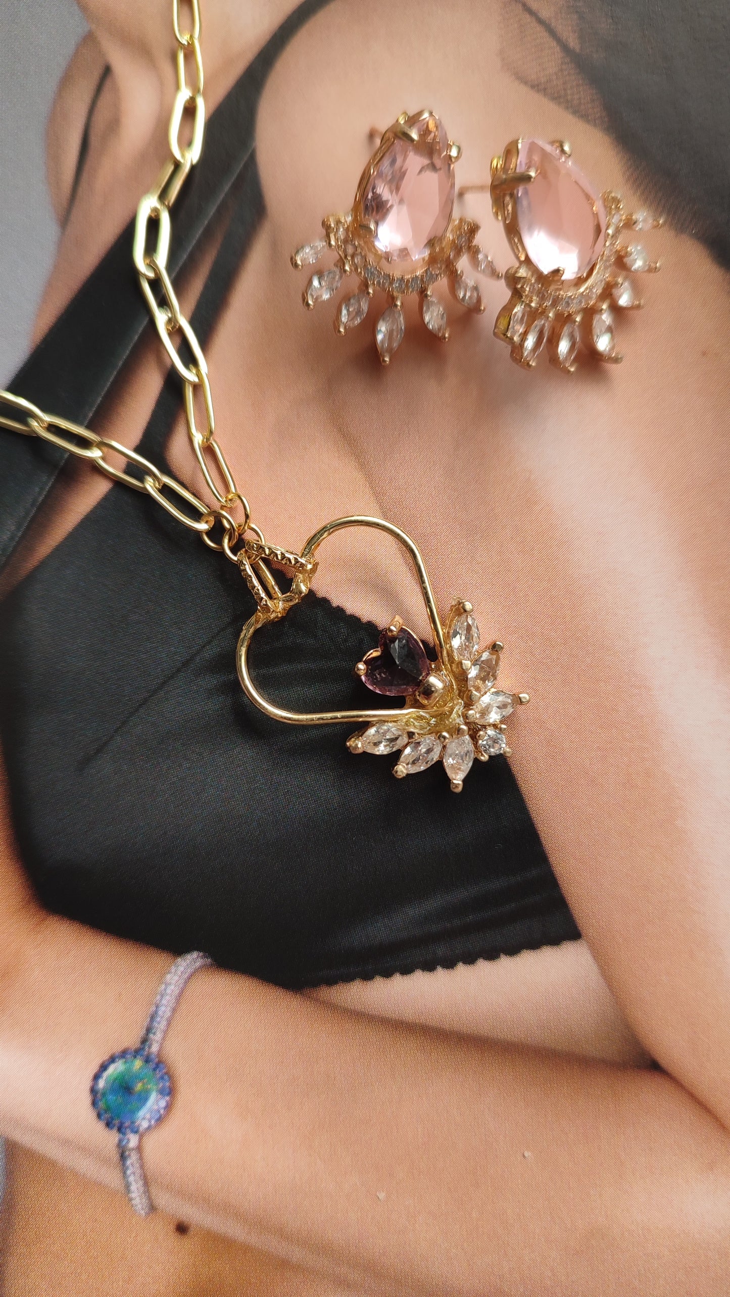 Romantic Heart Design Pendant