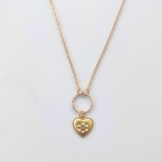 Vintage Heart Pendant