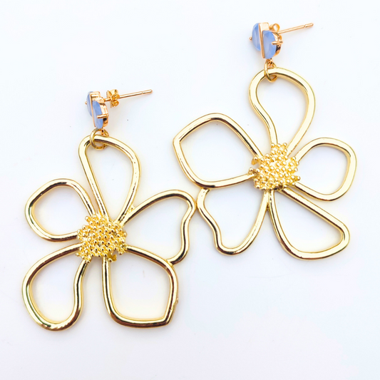 Statement Floral Earrings