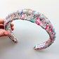 Floral Liberty London Fabric Beaded Headband