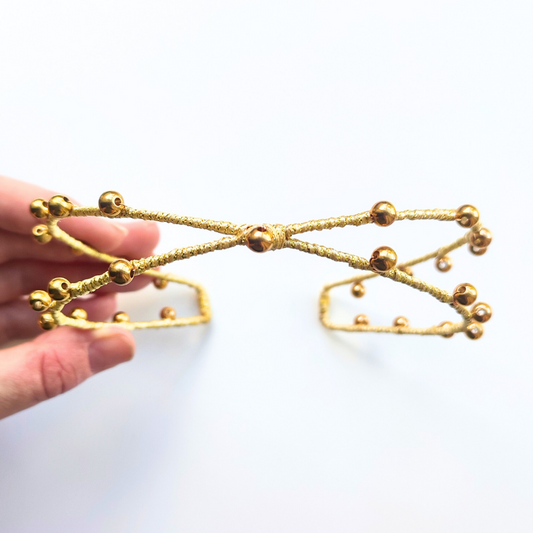 Gold Beaded Headband