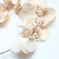 Ivory Raw Silk Flower Headband