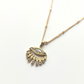 Evil Eye Sunbeam Pendant Necklace