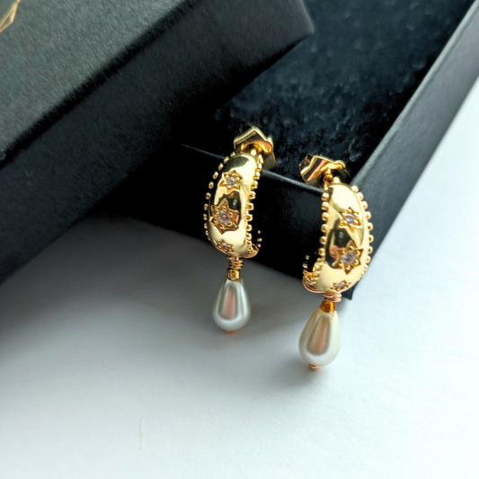 Celestial Hoop Earrings