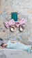 Pink Velvet Bow Earrings