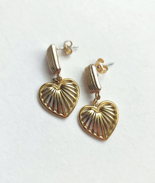 Statement Heart Earrings