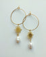 Sunbeam Pearl Earrings