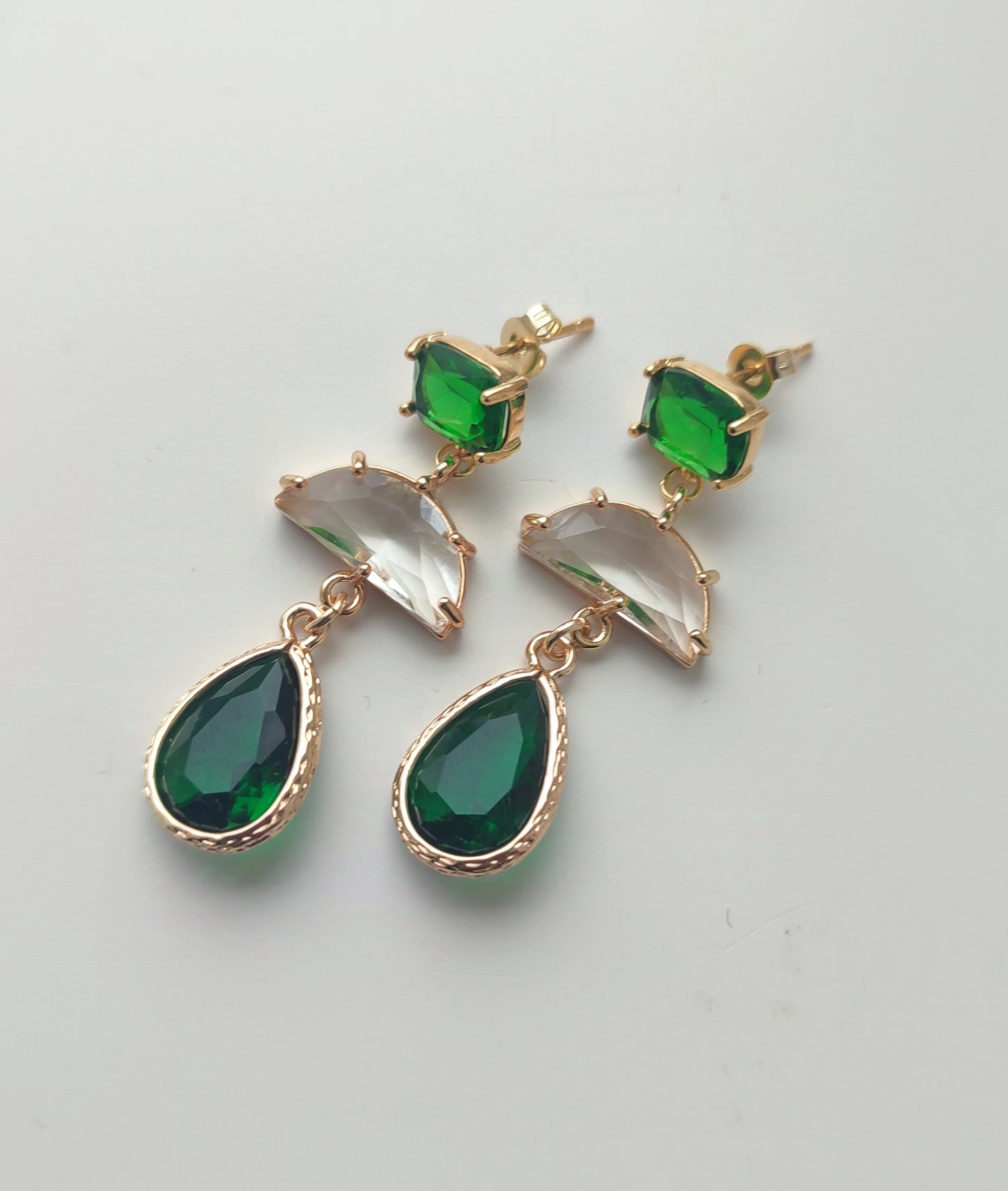 Emerald Green Earrings