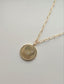 The 'India' Moon and Stars Disc Necklace