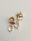 Swivel Leaf Design Earrings