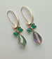 Festive Green Earrings