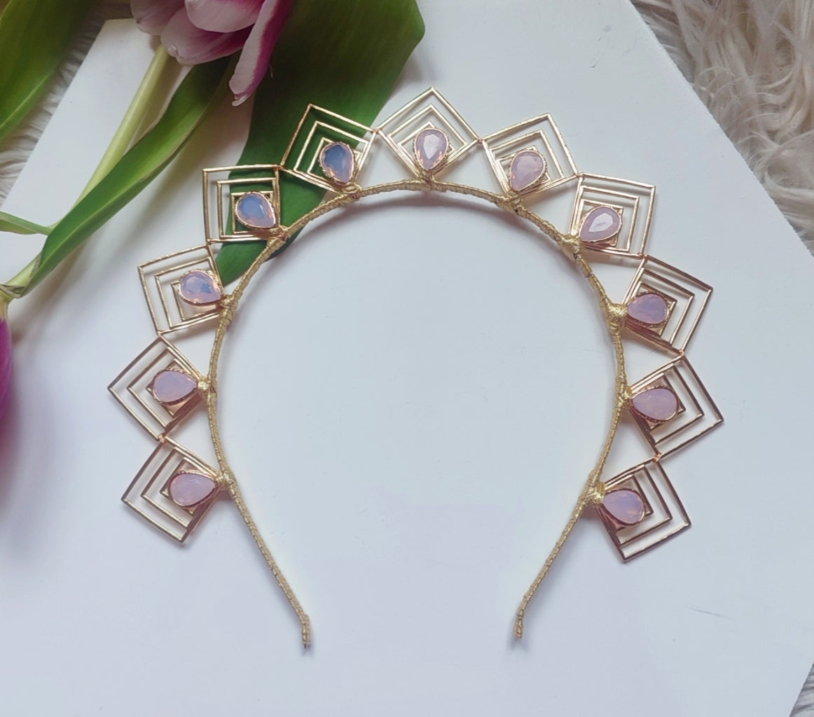 Geometric Goddess Crown