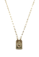 Sacred Heart Tag Design Necklace