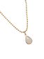 Milky White Pendant Necklace