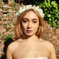 Ivory Raw Silk Flower Headband