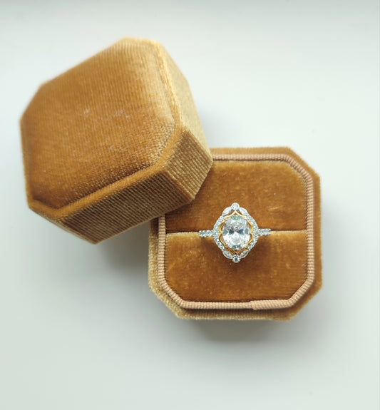 'Sylvie' Halo Ring