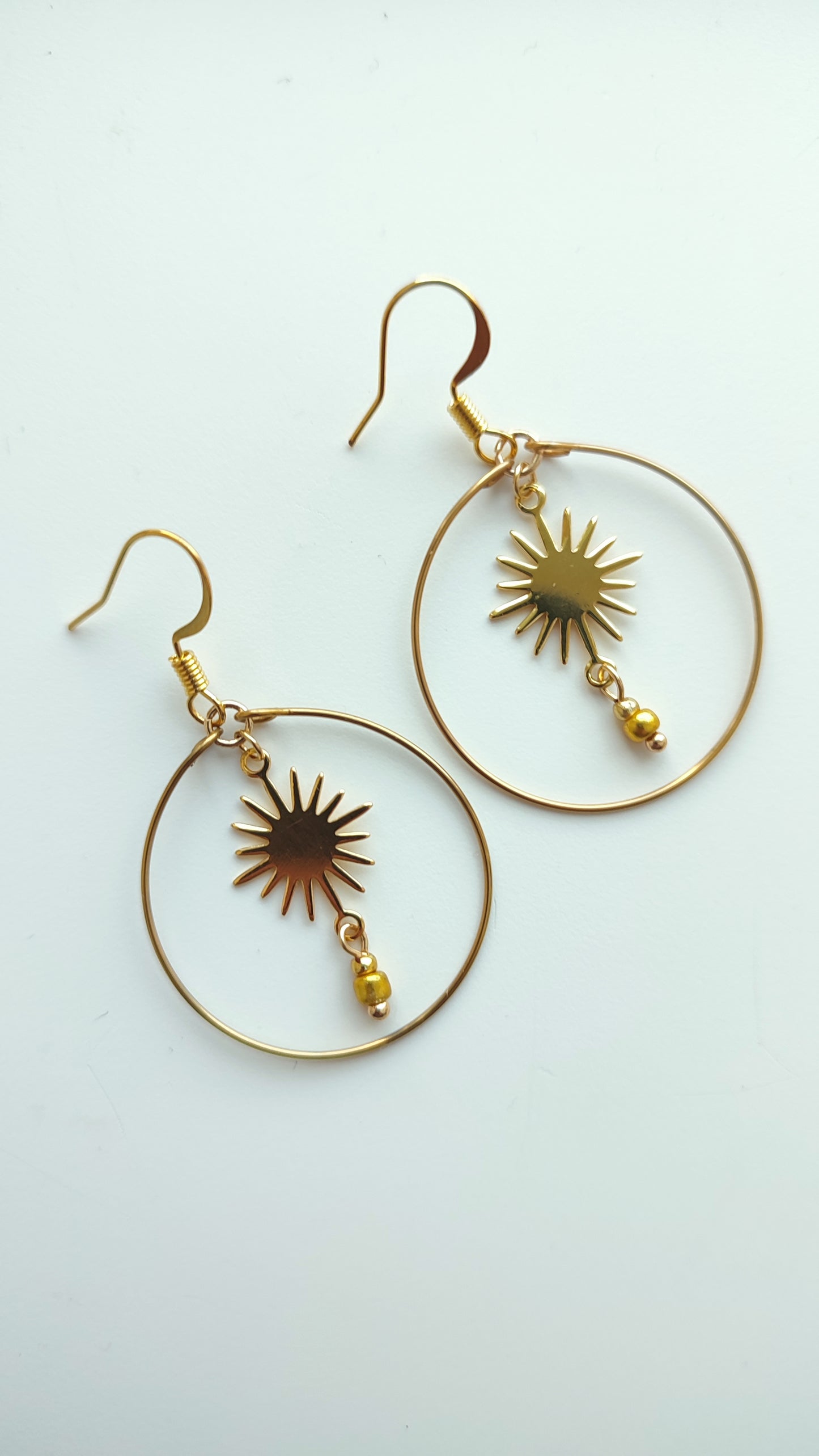 Sunbeam Hoop Earrings