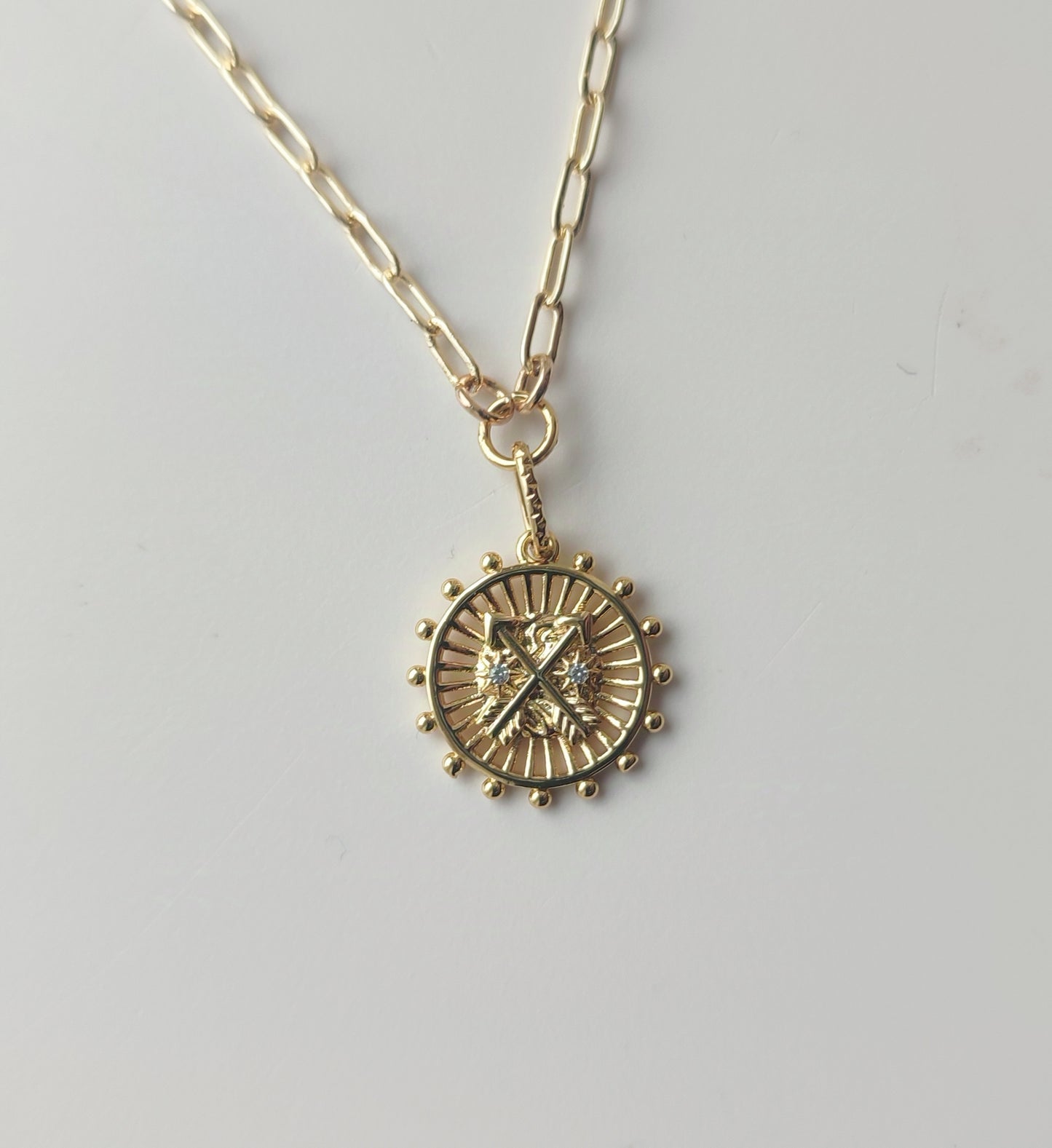 Arrow Disc Pendant