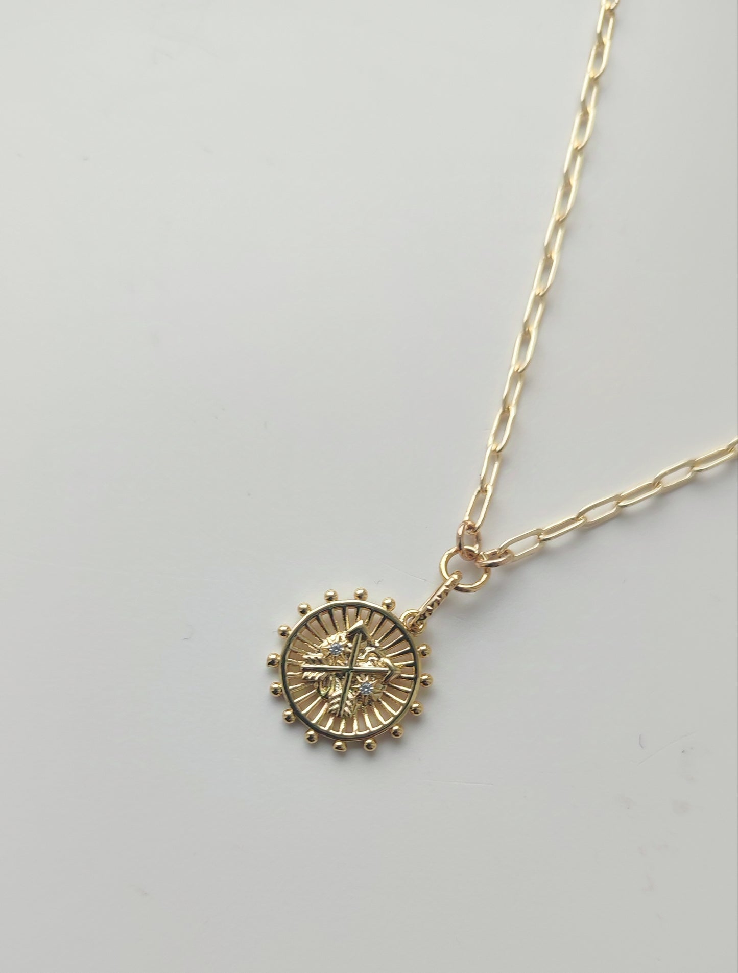 Arrow Disc Pendant