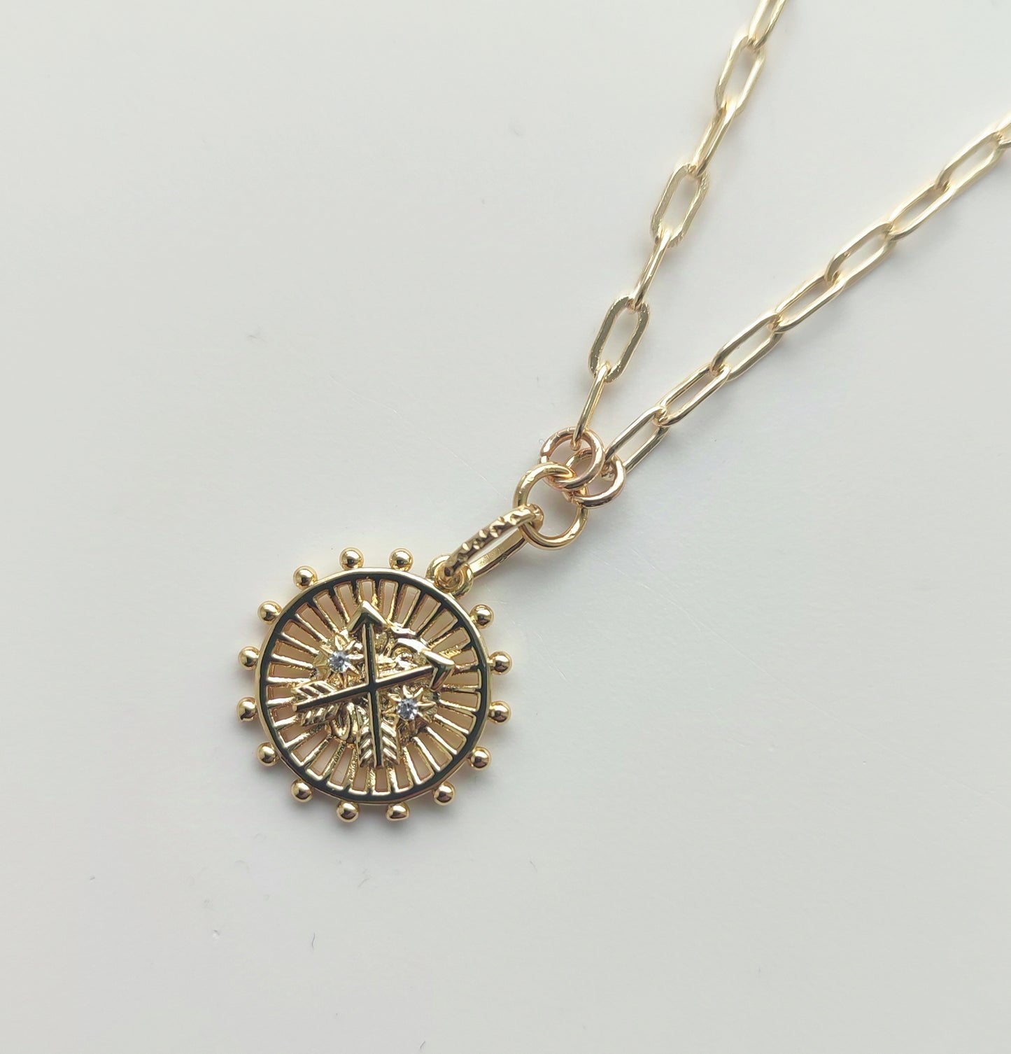 Arrow Disc Pendant