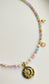 Candy Coloured Pearl Beaded Charm Necklace