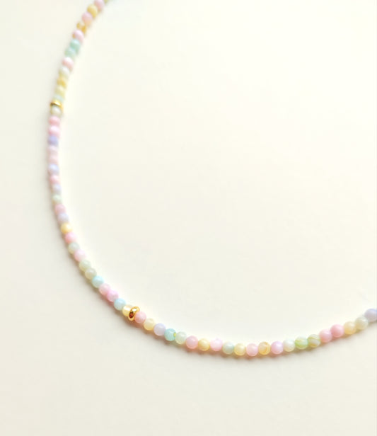 Pastel Beaded Necklace
