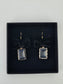 Black Velvet Bow Earrings