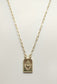 Sacred Heart Tag Design Necklace