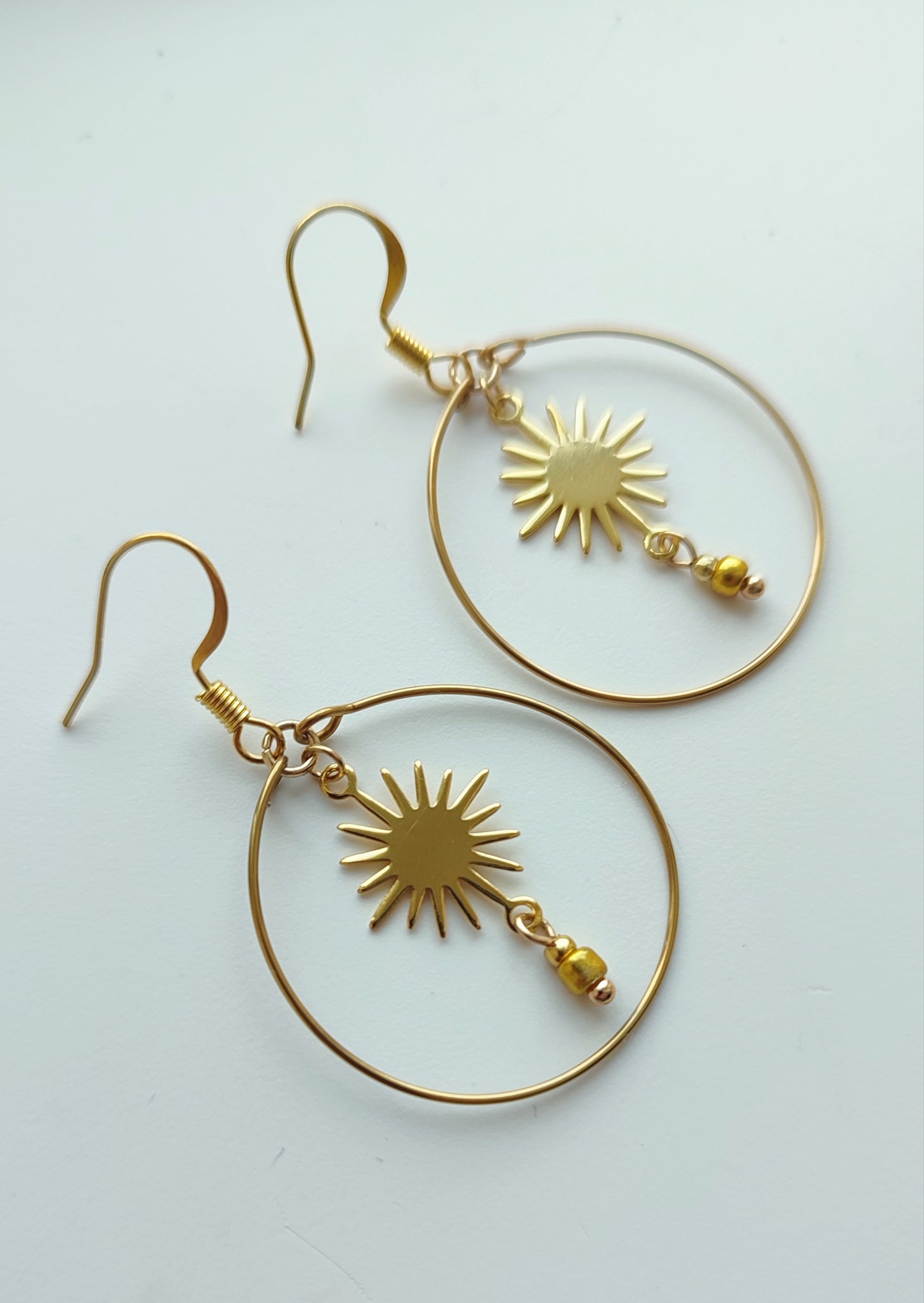 Sunbeam Hoop Earrings